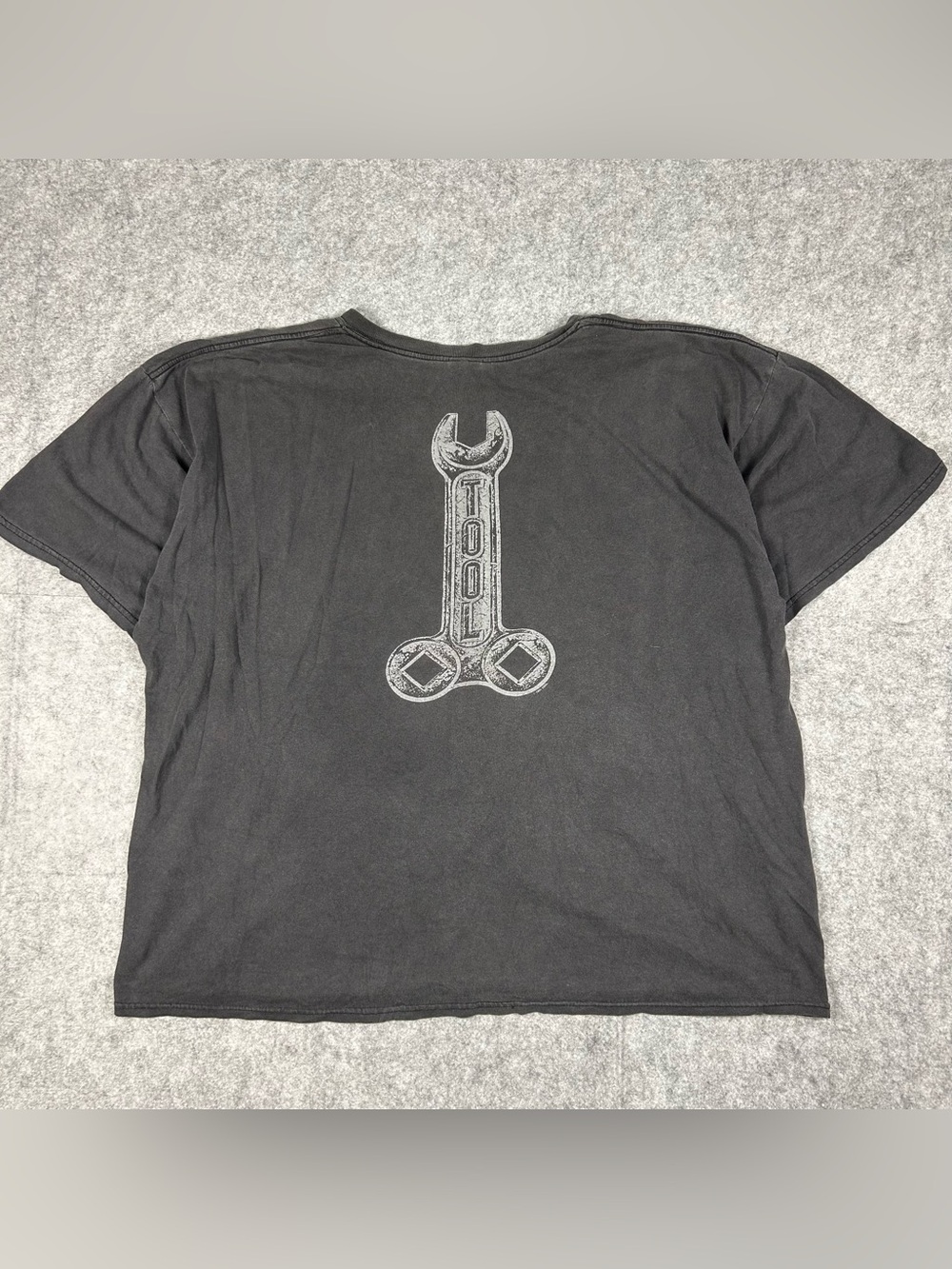 Vintage 90s 00s Tool band Tee Phallic hardware Faded Black T Shirt Size XXL 2XL